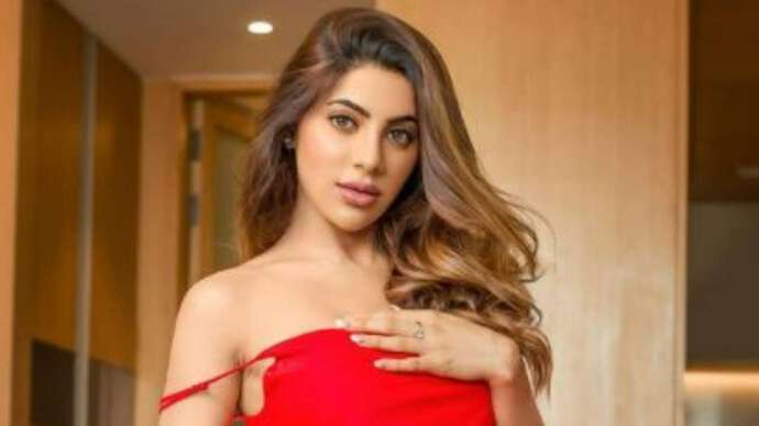Former Khatron Ke Khiladi contestant Nikki Tamboli loves to flaunt her curves in the most sensuous outfits and here’s proof
