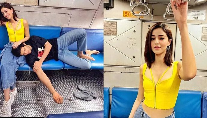 ‘Liger’ Stars Ananya Panday, Vijay Deverakonda Hop Onto Mumbai Local Train To Promote Film