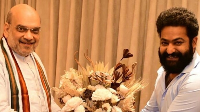 Why did RRR star Jr NTR and Union Home Minister Amit Shah meet? Netizens speculate the motive