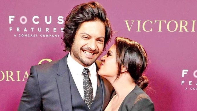 Richa Chadha-Ali Fazal wedding reception: Hrithik Roshan-Saba Azad make a couple entry, Vicky Kaushal turns up looking dapper