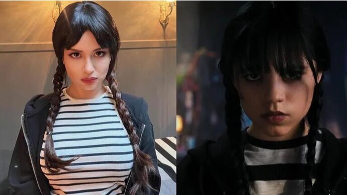 Avneet Kaur Channels Her Inner Wednesday Addams, Netizens React
