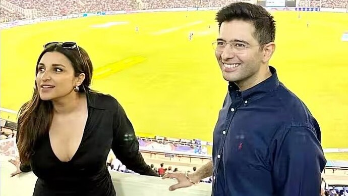 Priyanka Chopra’s mother Madhu Chopra blesses niece Parineeti ahead of latter’s engagement with Raghav Chadha