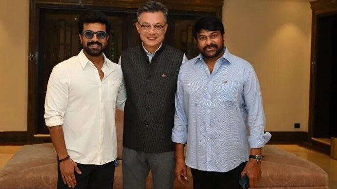 Chiranjeevi, Ram Charan Host South Korean Ambassador Chang Jae-bok In Hyderabad