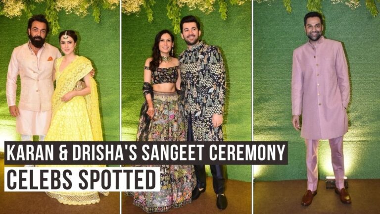 Karan Deol & Drisha Sangeet Ceremony: Deol family and other celebs spotted at the ceremony