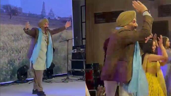 Karan-Drisha Acharya wedding: Sunny Deol dances as Tara Singh during sangeet; gets brutally trolled for promoting Gadar 2