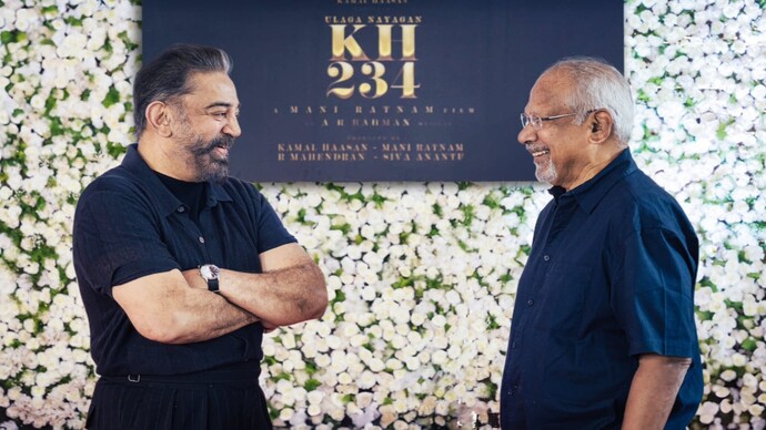 KH234: Mani Ratnam and Kamal Haasan meet ahead of teaser shoot; photo inside
