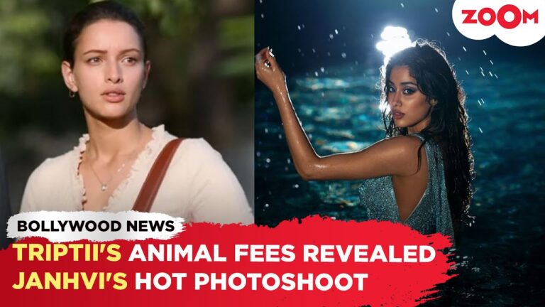 Animal’s Triptii Dimri’s fees revealed; Janhvi Kapoor sets ‘dark waters’ on fire