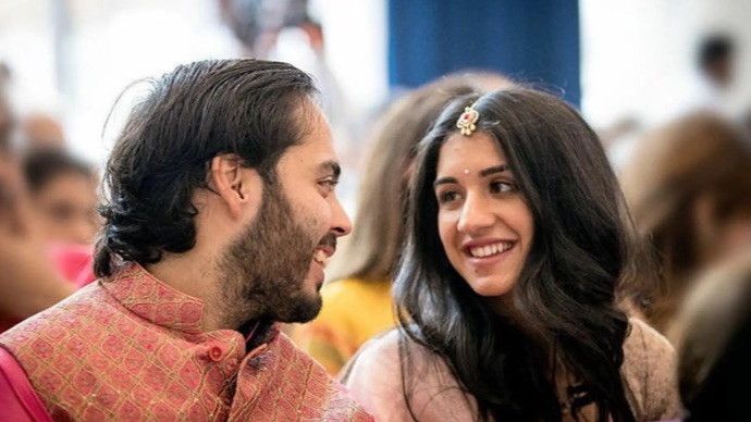 Mukesh Ambani’s son Anant Ambani and Radhika Merchant’s pre-wedding card on social media is fake, claim sources
