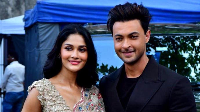Photos: Aayush Sharma and Sushrii Shreya Mishraa promote Ruslaan on the sets of Dance Deewane 4