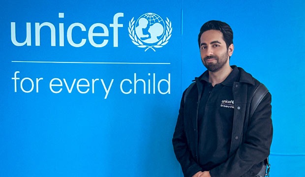 Ayushmann Khurrana visits UNICEF Headquarters in New York to shoot for global campaign on World Immunisation Week