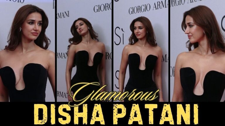 Disha Patani turns head in a black attire; looks effortlessly beautiful