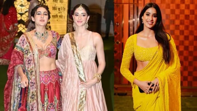 Anant-Radhika Haldi Ceremony: Janhvi, Ananya And Sara Steal The Limelight With Glamourous Appearances