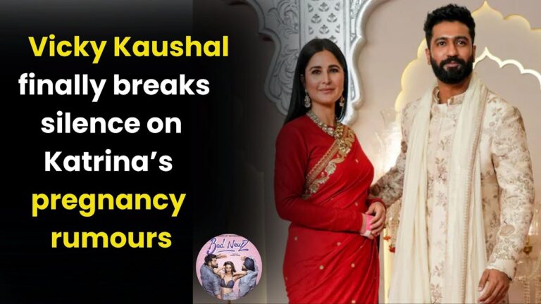 Vicky Kaushal broke his silence on the Pregnancy Rumours’ of wife Katrina Kaif