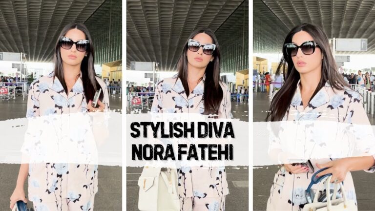 Dazzling in Prints: Nora Fatehi’s stylish statement