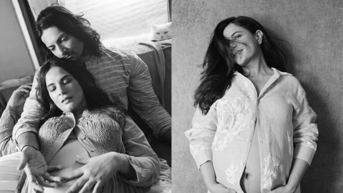 Richa Chadha posts pictures of her beautiful baby bump in full bloom, switches comments section off for this reason
