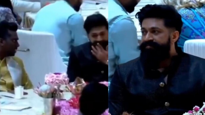 KGF star Yash snapped having a chat with Jawan director Atlee; a new film on cards? Watch viral video