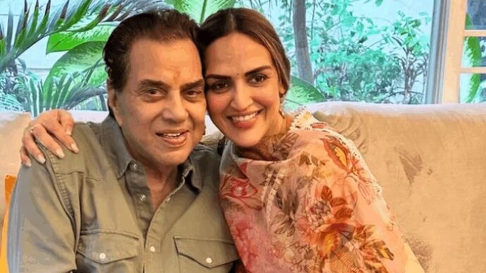 Esha Deol celebrates Raksha Bandhan with father Dharmendra; drops candid pic saying: You mean the world to me