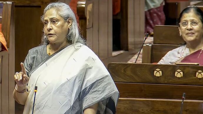 Jaya Bachchan objects to the tone used by Rajya Sabha Chairman; netizens have a strong reaction