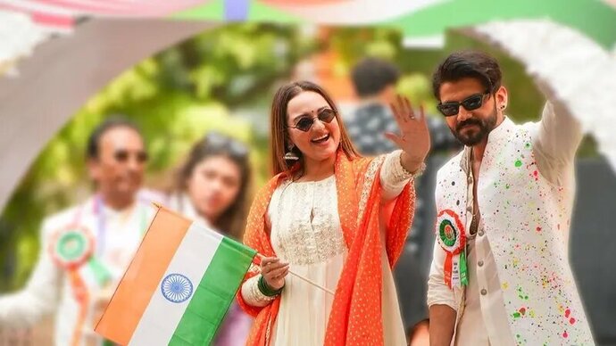 Sonakshi Sinha-Zaheer Iqbal Share Unseen Photos From India Day Parade In New York