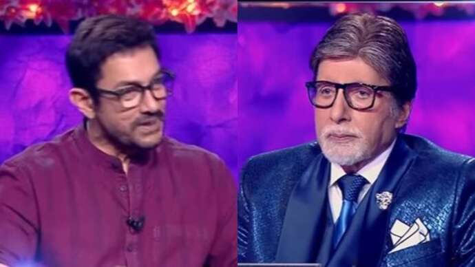 Aamir Khan asks hilarious questions to Amitabh Bachchan in his birthday special KBC episode