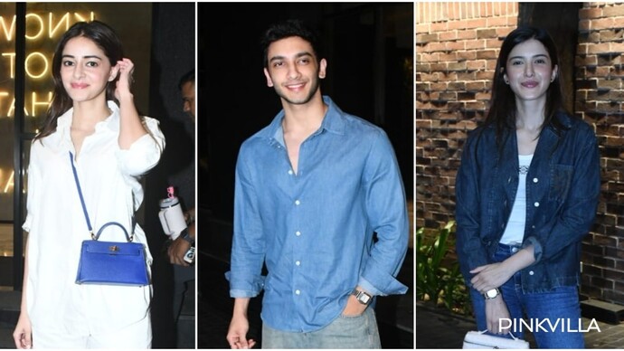CTRL Screening: Ananya and besties Shanaya, Navya, Vedang Raina make stylish entry