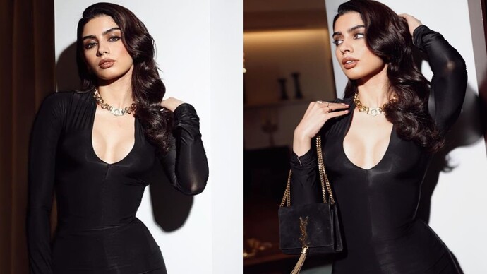 Khushi Kapoor looks bewitching in black bodycon dress paired with YSL bag & proves killer style is part of her DNA