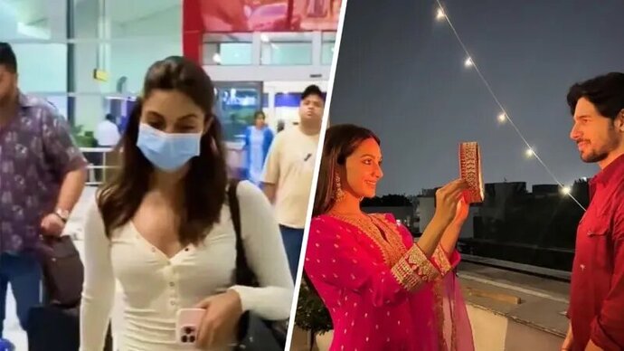 Kiara Advani Arrives In Delhi To Celebrate Second Karwa Chauth With Sidharth Malhotra