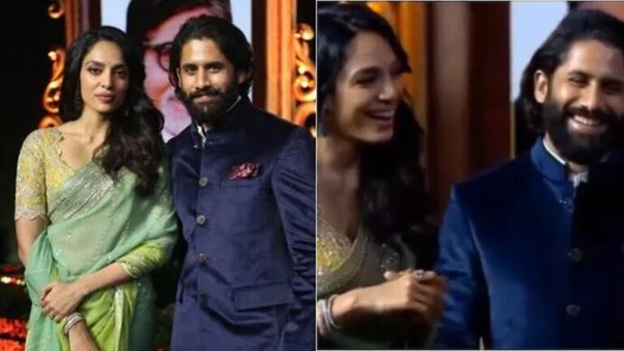 Sobhita Dhulipala, Naga Chaitanya make first public appearance ahead of wedding at ANR National Awards 2024