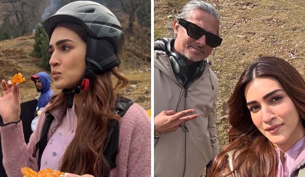 Kriti Sanon drops BTS pics from the sets of Do Patti as a token of gratitude towards her fans for making her film successful