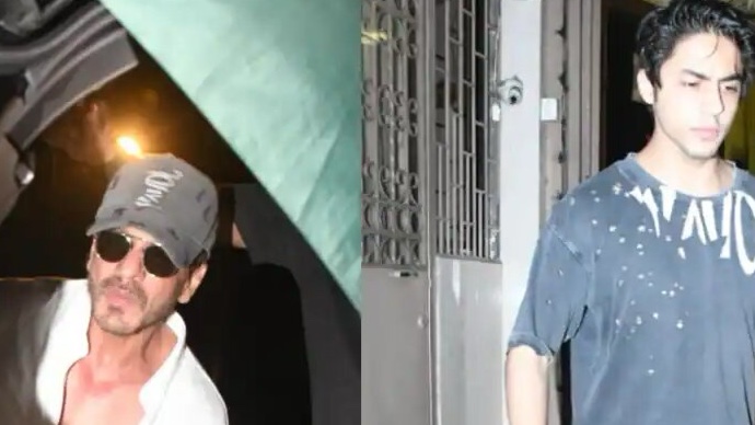 Shah Rukh Khan, Aryan Khan spotted at a dubbing studio for this exciting reason, see photos