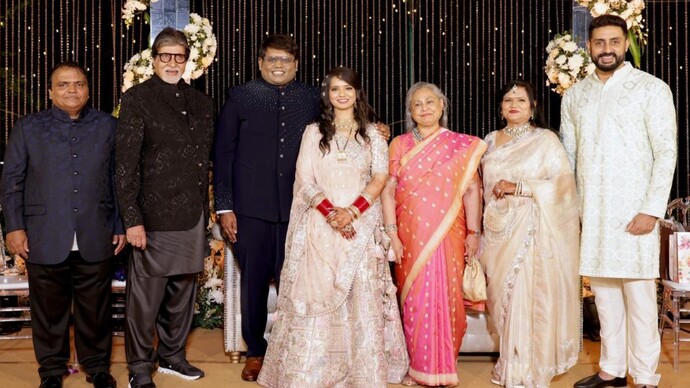 Abhishek Bachchan attends wedding with parents Amitabh-Jaya; did Aishwarya Rai give it a miss?