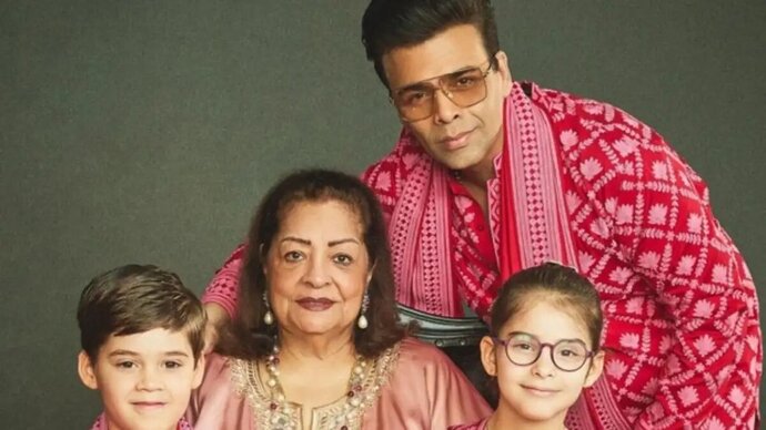 Karan Johar’s mother Hiroo Johar admitted to Mumbai hospital, Manish Malhotra visits her