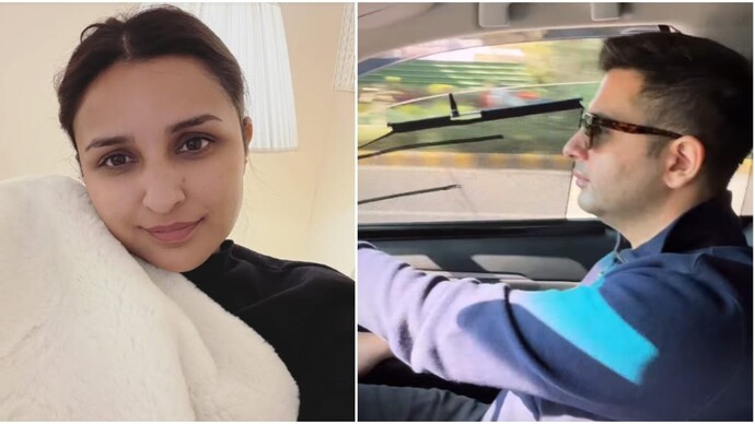 Parineeti Chopra and hubby Raghav Chadha enjoy Delhi winters together as they return home