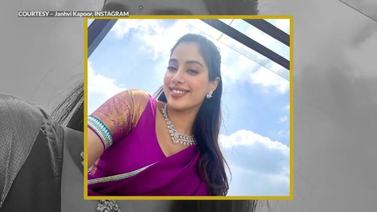 Janhvi Kapoor along with Shikhar Pahariya visited the Tirumala temple in Tirupati