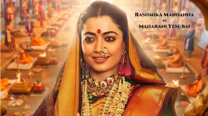 Rashmika Mandanna exudes royalty as Maharani Yesubai in her first look poster from Chhaava