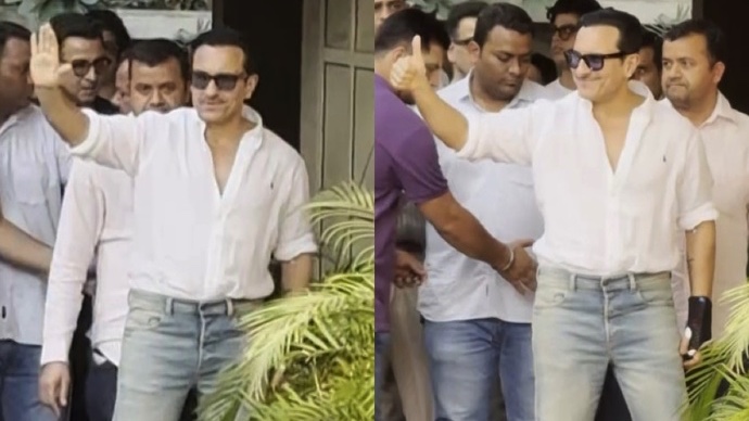 Saif Ali Khan returns home after being discharged from hospital