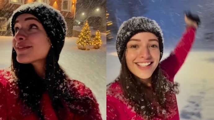 Actress Triptii Dimri spends year end amid snow and yaks