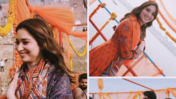 Tamannaah Bhatia ‘feels the power of spirituality’ as she takes a holy dip at the Maha Kumbh