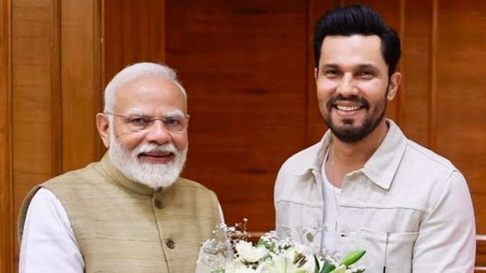 ‘His pat on back is great encouragement to keep doing good work’: Randeep Hooda meets PM Modi
