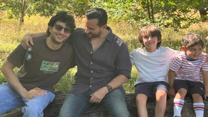 Saif Ali Khan and his Pataudi boys pack Ibrahim, Taimur, Jeh serve good looks on their ‘park day’ out