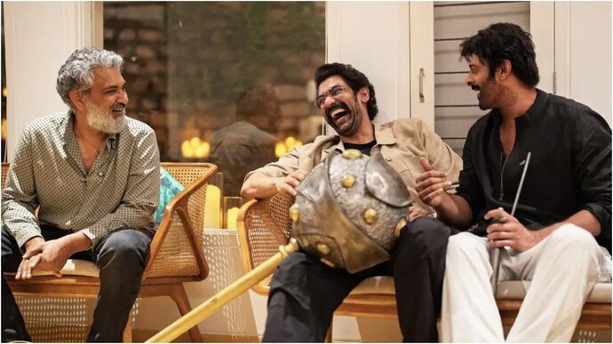 Baahubalis Reunite! Prabhas, SS Rajamouli, Rana Daggubati, Sathyaraj Celebrate 10 Years Of Baahubali