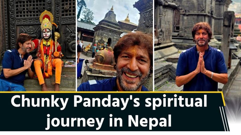 Chunky Panday seeks blessings at Lord Shiva’s Pashupatinath Temple during Shravan