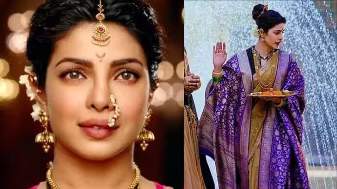 Rashmika Mandanna to Priyanka Chopra: Stars who look gorgeous in nauvari sarees