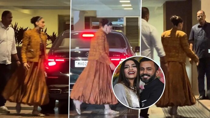 Sonam Kapoor Confirms Second Pregnancy At Anshula Kapoor’s Engagement With This Gesture?