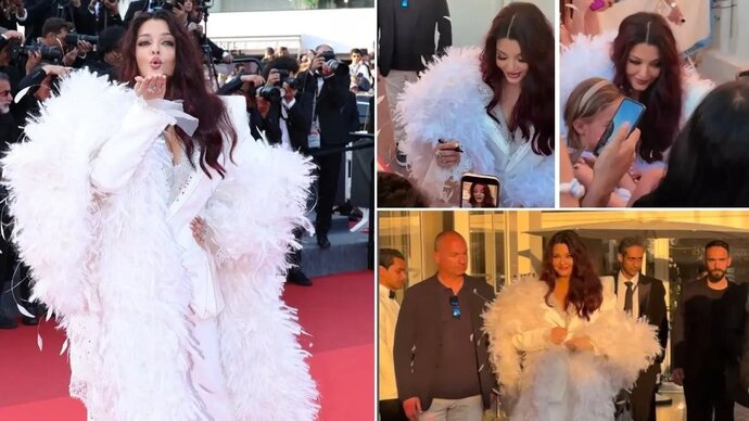 Viral Video: Aishwarya Rai Graciously Obliges Fans With Selfies & Autographs At Cannes Film Festival